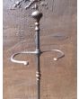 Napoleon III Stand Fire Irons made of Cast iron, Wrought iron, Brass 