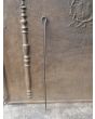 Antique French Fire Poker made of Wrought iron 