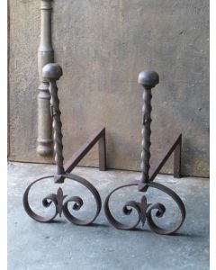 Wrought Iron Fire Dogs