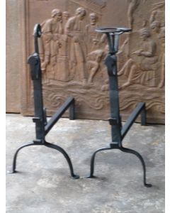 Gothic Style Andirons