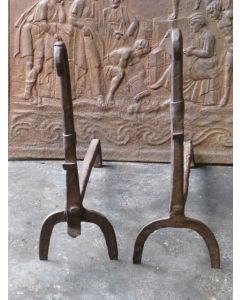 Gothic Style Andirons