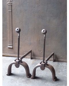 Wrought Iron Fire Dogs