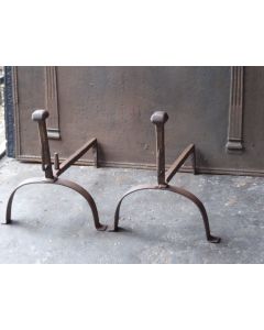 Gothic Style Andirons