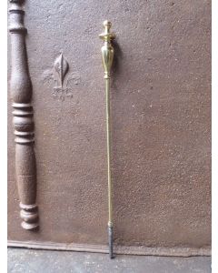 Polished Brass Fire Poker