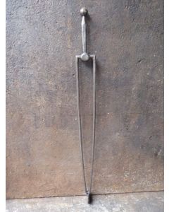 Polished Steel Fire Tongs