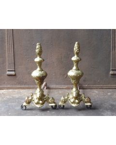 Louis XIV Style Andirons