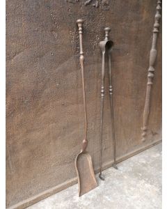 Antique French Fireplace Tools