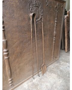 Antique French Fireplace Tools