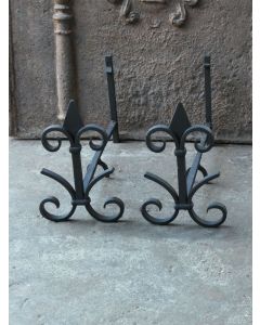 Wrought Iron Fire Dogs