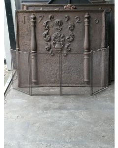 Antique French Fire Screen