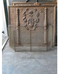 Elegant Antique Fireplace Screen