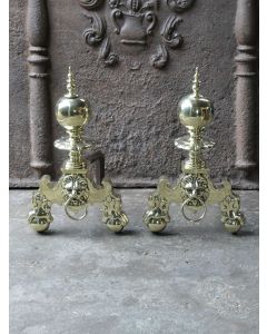 Louis XIV Style Andirons