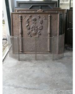 Antique French Fire Screen