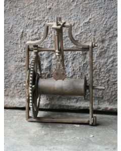 Small Antique Weight-Driven Spit Jack