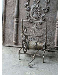 Large Antique Weight-Driven Spit Jack