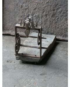 Small Antique Weight-Driven Spit Jack