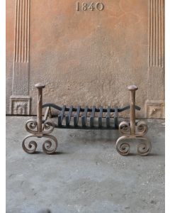 Antique Fireplace Log Grate