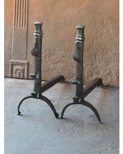 Antique Fireplace Andirons