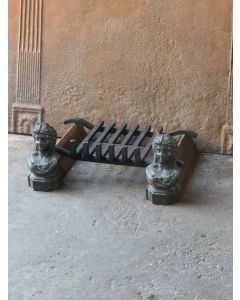 Antique Fireplace Log Grate