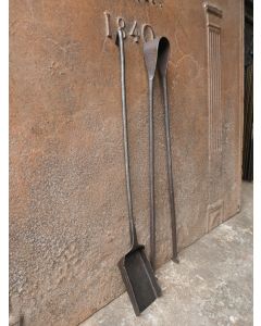 Antique French Fireplace Tools