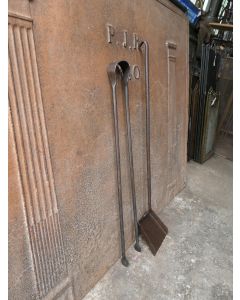 Antique French Fireplace Tools