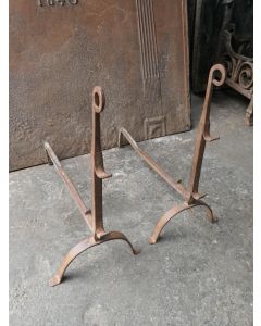 Antique Fireplace Andirons