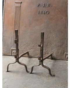 Antique Fireplace Andirons