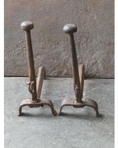 Antique Fireplace Andirons