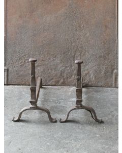 Antique Fireplace Andirons