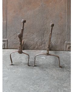 Antique Fireplace Andirons