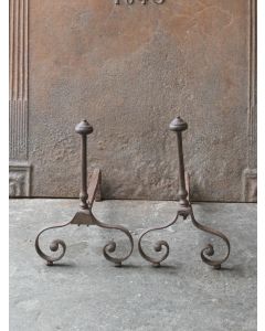 Antique Fireplace Andirons