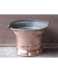 Polished Copper Log Basket