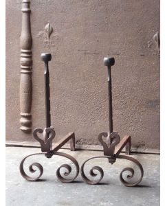 Antique Fireplace Andirons