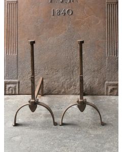 Antique Fireplace Andirons