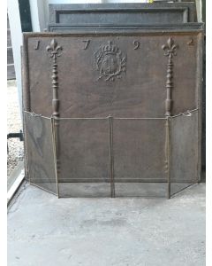 Antique French Fire Screen