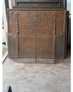 Decorative Art Deco Fireplace Screen