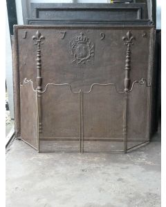 Antique French Fire Screen