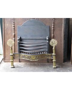 Large Art Nouveau Fire Grate