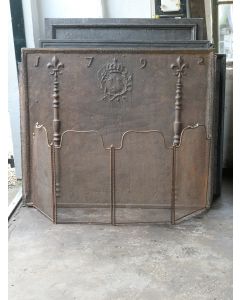 Decorative Antique Fireplace Screen