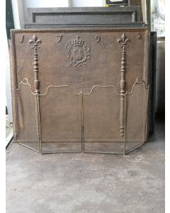 Antique French Fire Screen