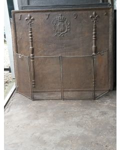 Antique French Fire Screen