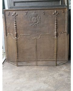 Antique French Fire Screen