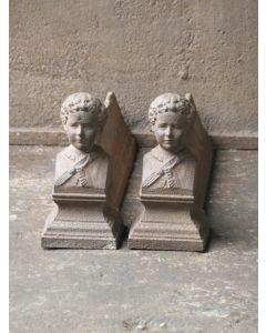 Antique Fireplace Andirons