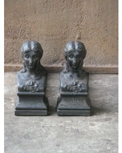 Woman Andirons