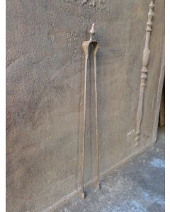 Antique French Fire Tongs