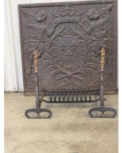 Antique Fireplace Log Grate