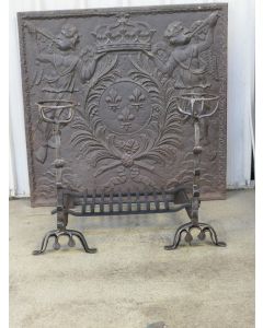 Antique Fireplace Log Grate