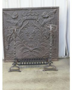 Antique Fireplace Log Grate