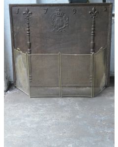 Antique French Fire Screen