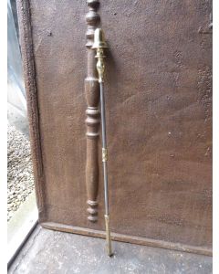 Polished Brass Fire Poker